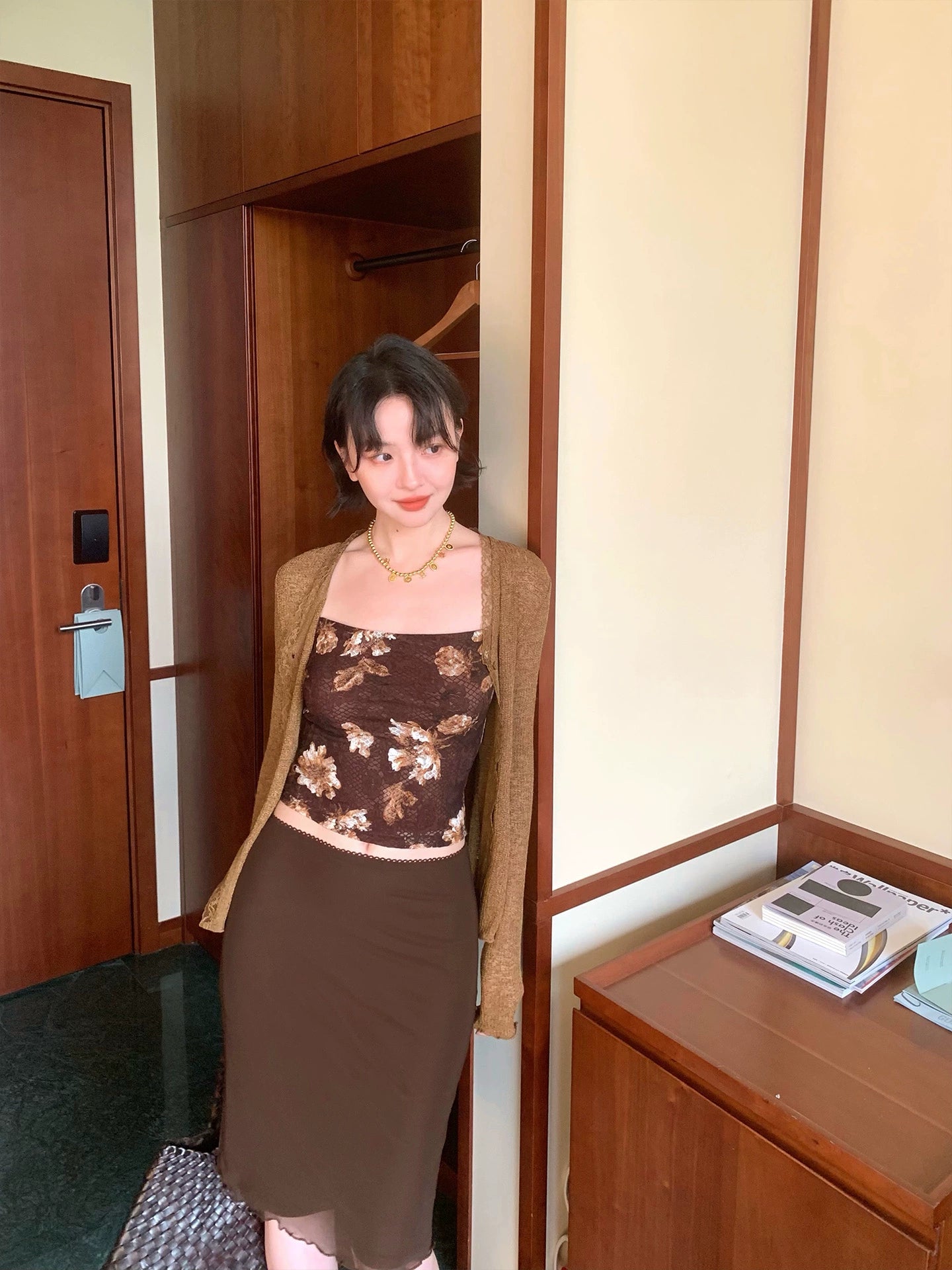 [Vine Buds] French Retro Summer Knitted Cardigan – Lightweight Cover