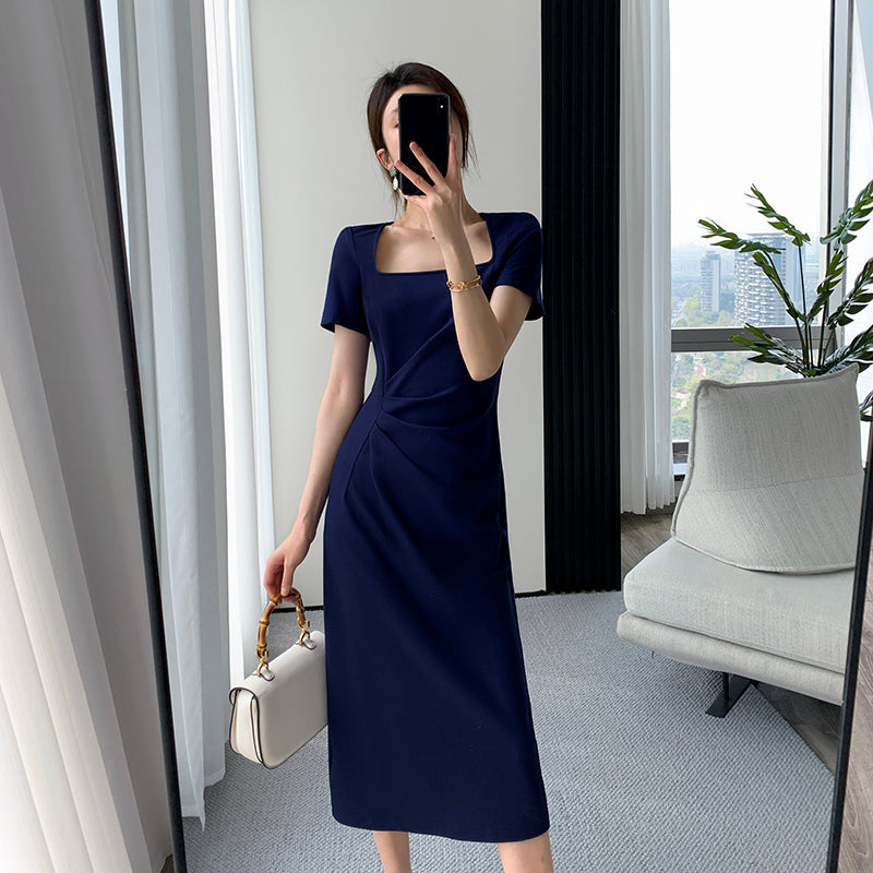 Navy Goddess Midi