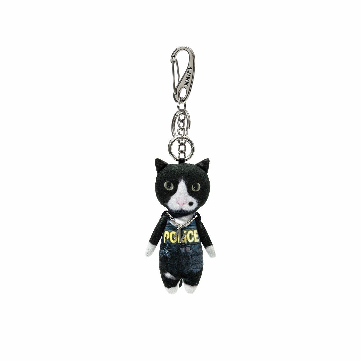 3D Cat Plush Bag Charm