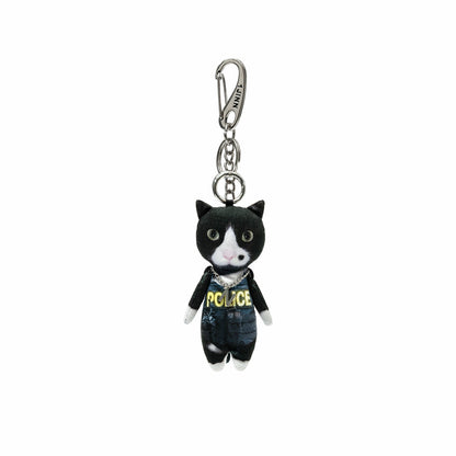 3D Cat Plush Bag Charm