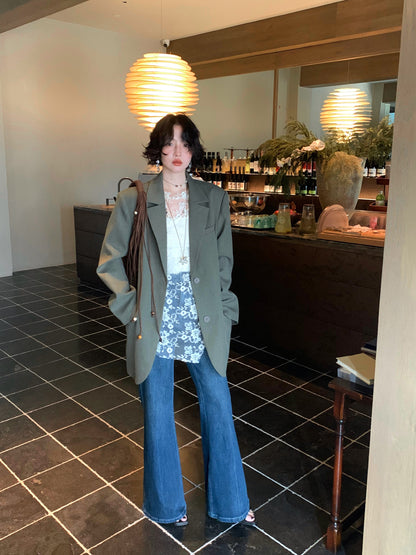 Apricot Mist Lace Embroidered Cover-Up & Camisole Two-Piece Set – French Retro