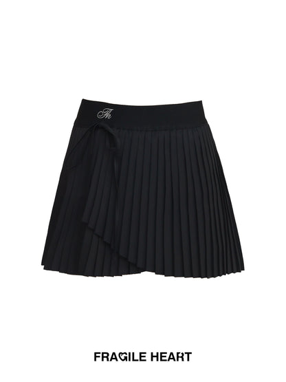 Retro Tennis Organ Pleated Mini Skirt