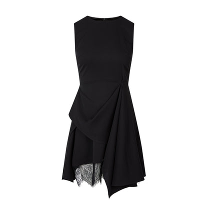 Black Asymmetrical Dress