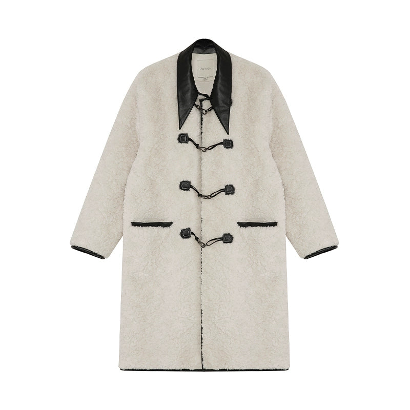 Off-White Lamb Wool Coat