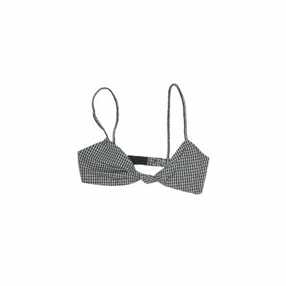 Plaid Patchwork Wire-Free Bralette