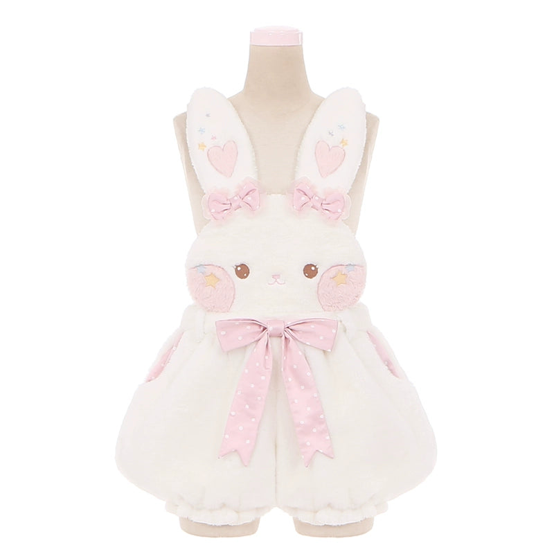 Bobo Rabbit Plush 3D Bunny Soft Girl Bud Overalls