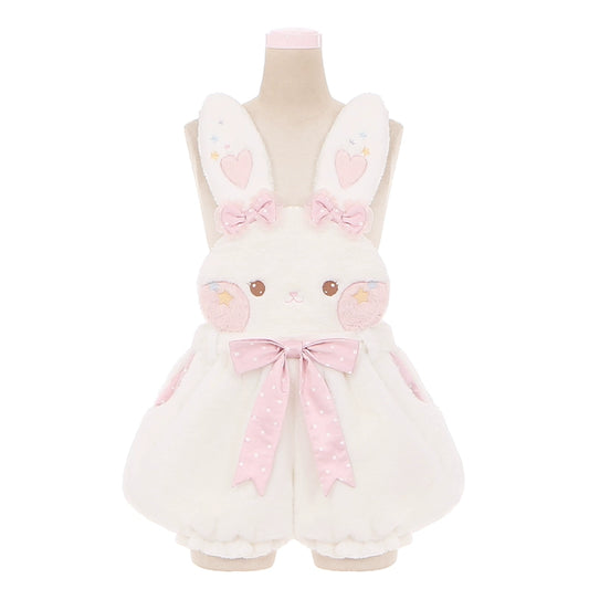 Bobo Rabbit Plush 3D Bunny Soft Girl Bud Overalls