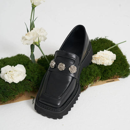 Black Thorn Rose Lefu Shoes
