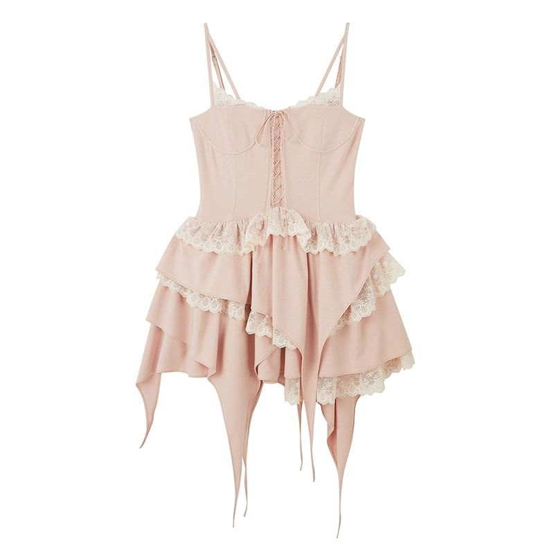 Lace Ballet - Ruffled Sling Skirt