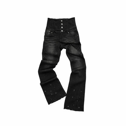 Irregular Bootcut Jeans