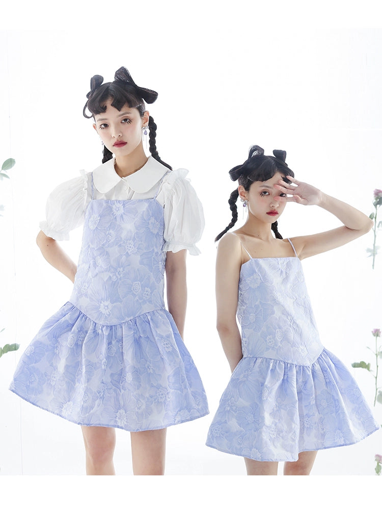 Original Pleated Skirt Hem Doll Suspender Skirt