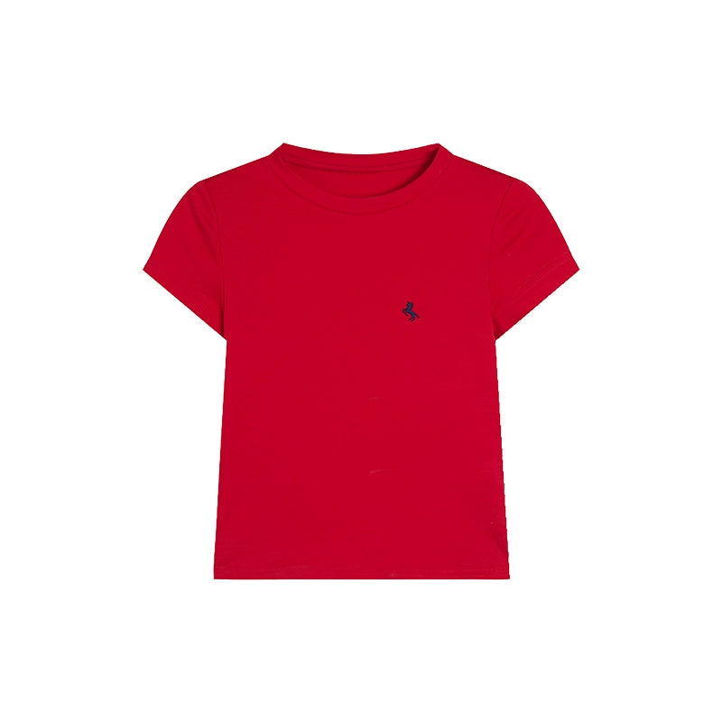 Round-Neck T-Shirt - Women's Summer Style