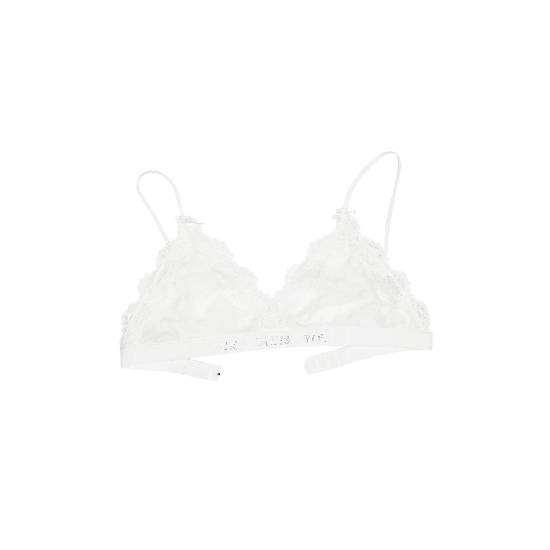 Lace Triangle Cup Corset – French Wireless Pure Comfort Lingerie