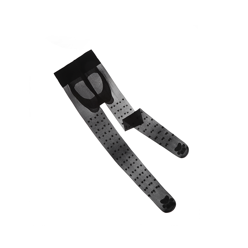 Polka Dot Cat’s Paw Shaping Stockings – Cute Butt-Lifting Tights