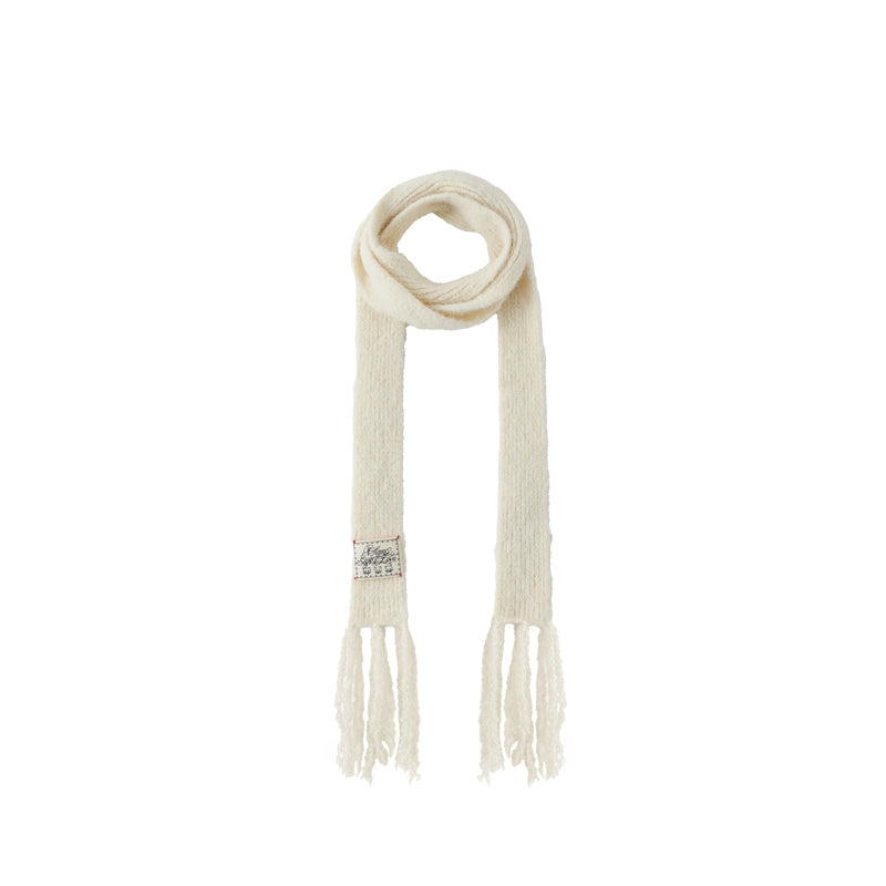 Alpaca Plush Slim Scarf – Versatile & Soft Everyday Accessory