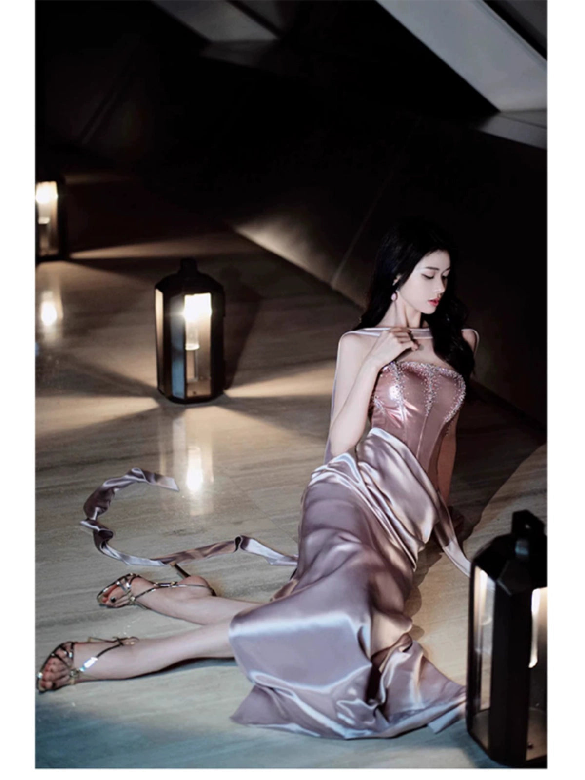 Red Tulle Dress – High-End New Year’s Princess Skirt