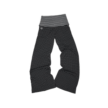 Polka Dot & Stripe Reversible Vest and High-Waist Cuffed Trouser Set