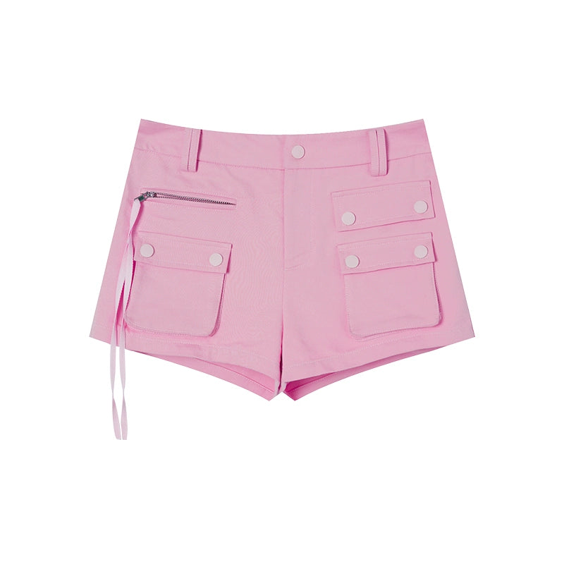 [Slim Fit Colors] Women's Slim-Fit Work Shorts - Hot Pants Style