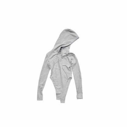Embroidered Hooded Jumpsuit