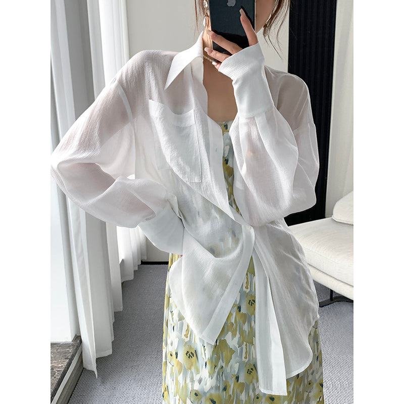 White Silk Top - 23 Summer