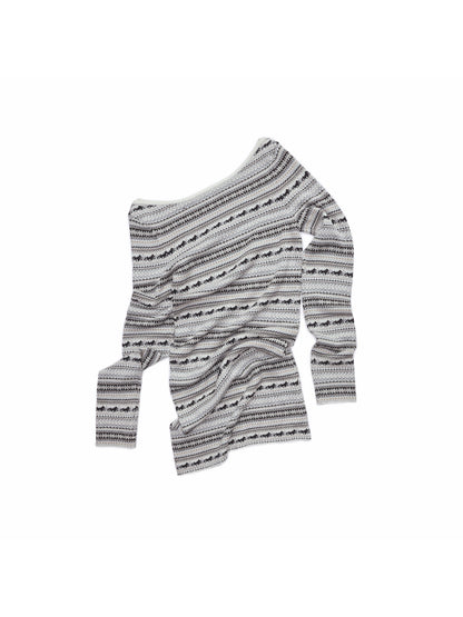 Fair Isle Jacquard Knit Dress