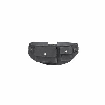 Suede Utility Belt Bag