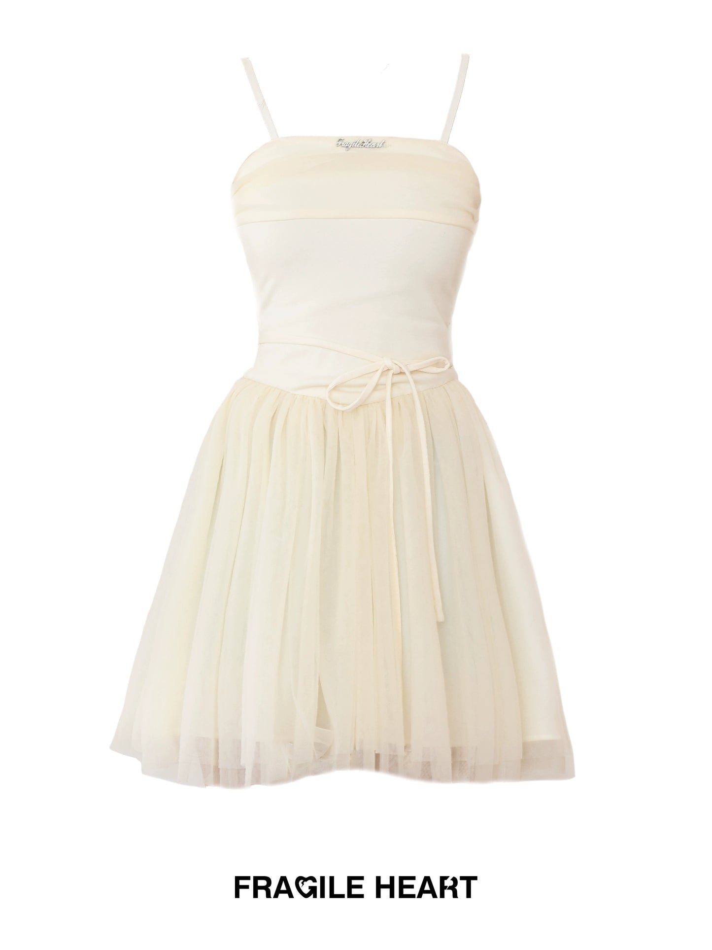 Cream Sweetheart Ballet Skirt French Strap