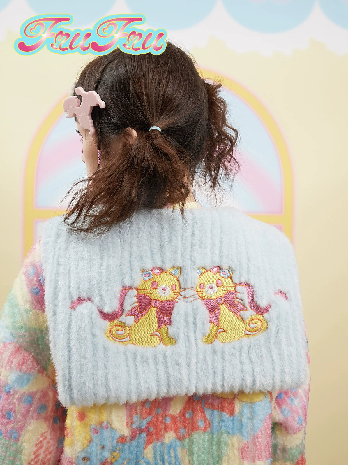 Gollum Store Girls' Room Original Design Printed Cute Autumn/Winter Warm Plush Jacket for Women