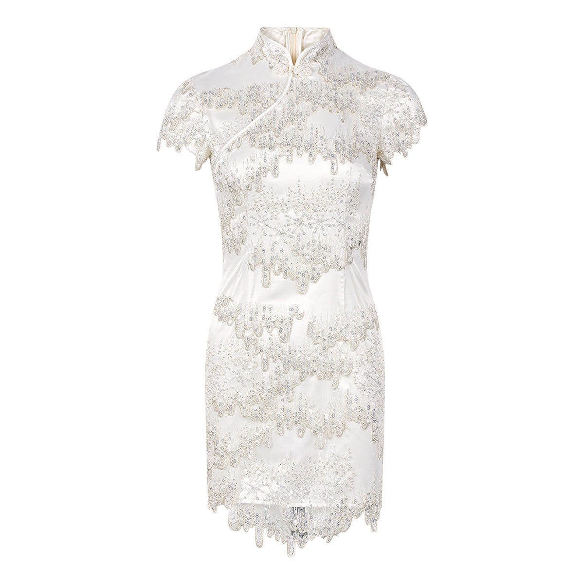 Elegant Lace Fusion Dress