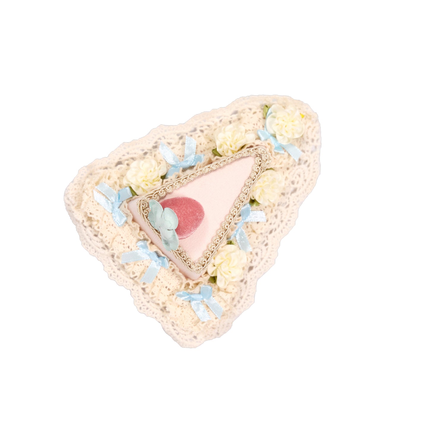 French Rococo Cookie Hat | Cream Lace Bonnet