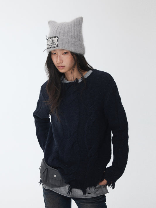 Cable Knit Relaxed Sweater