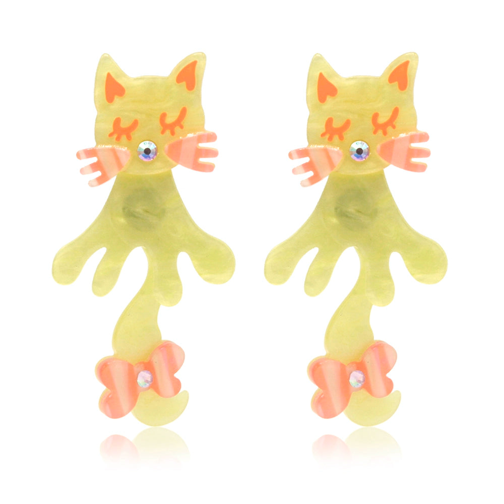 Swinging Cat Acrylic Studs