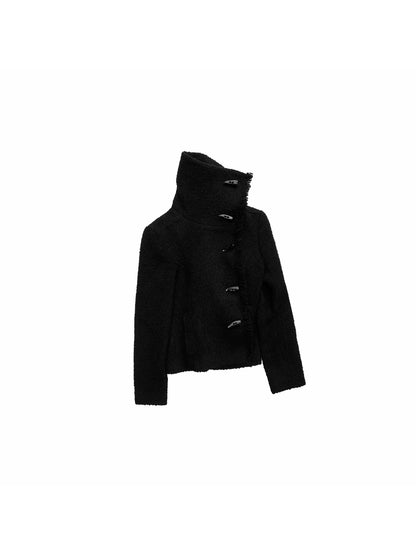 Wool Blend Cropped Jacket