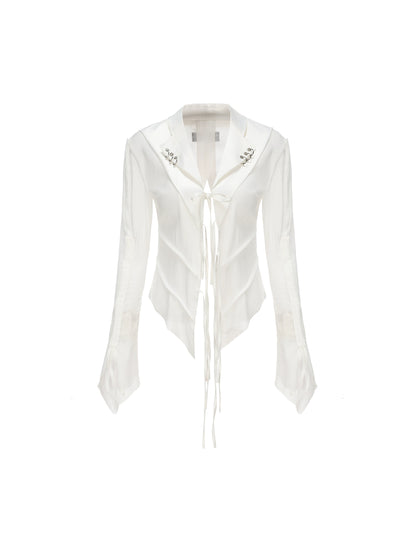 Lace Up Shirt - Repositionable Fashion