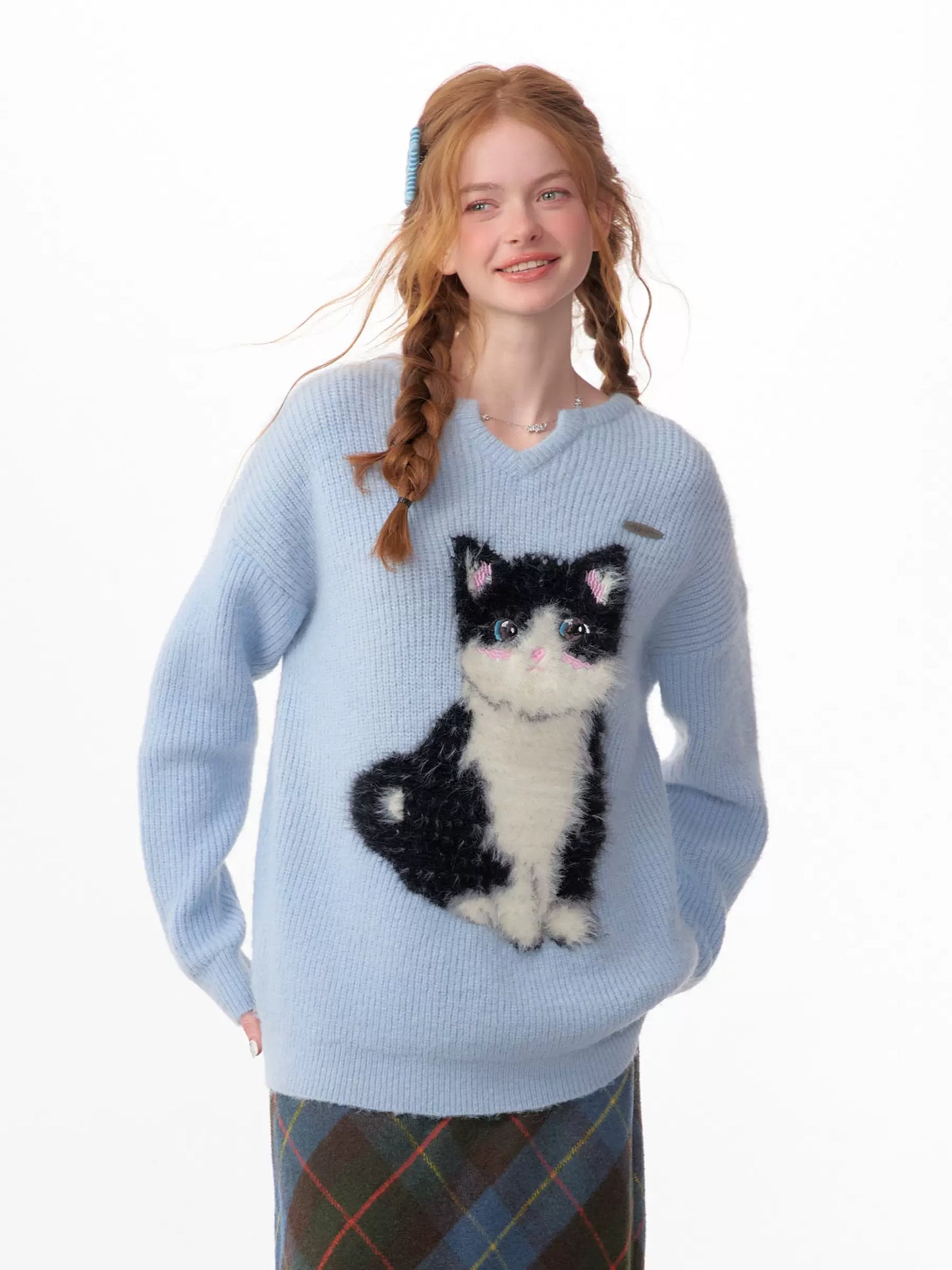 Catwoman Sweater | Cute Lazy Style Slimming Design for Autumn/Winter