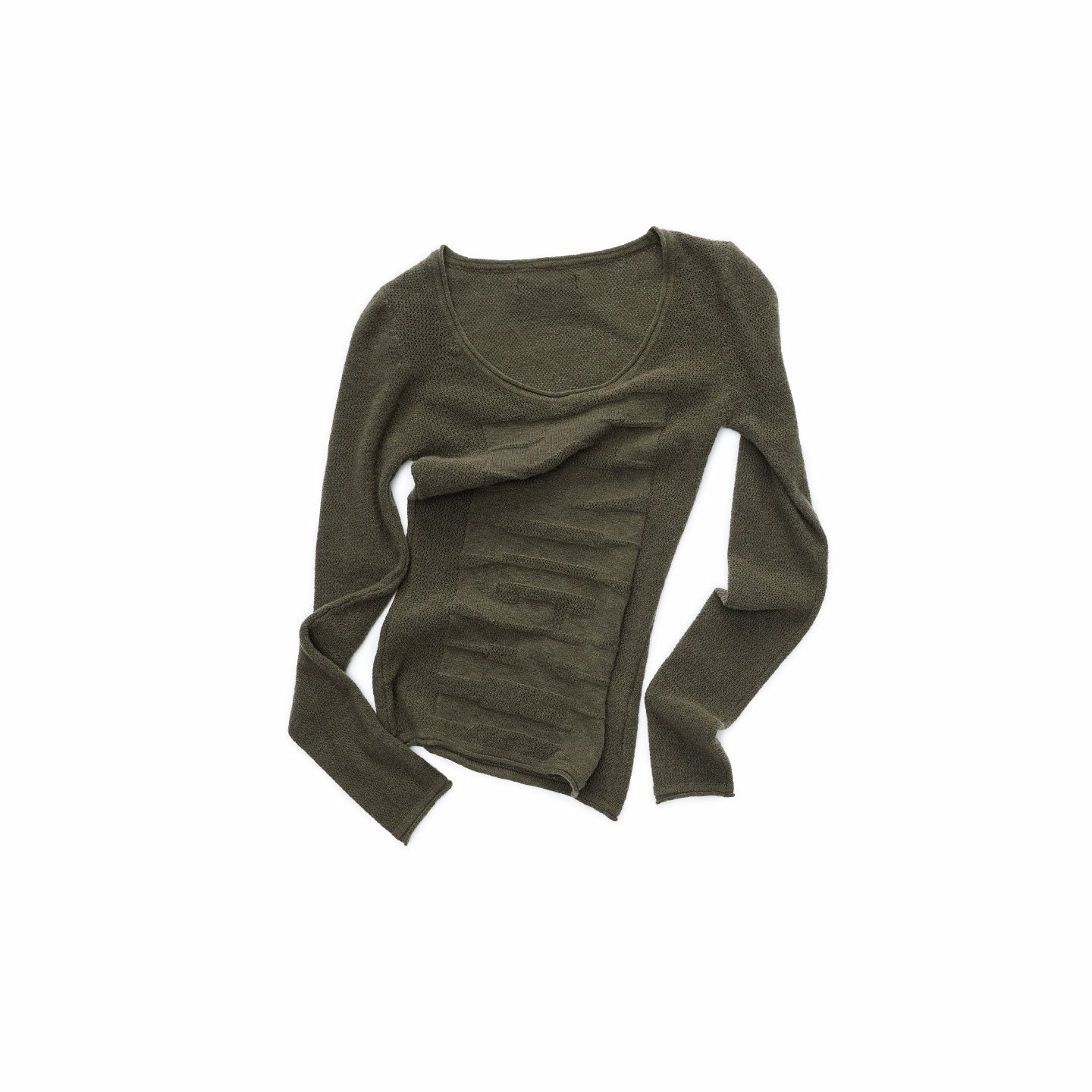 Knight Jacquard Openwork Knit Top