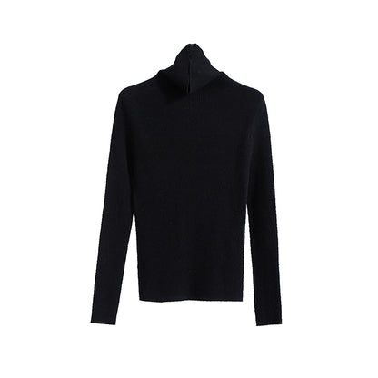 Original niche design 100% pure wool seamless integrated early autumn base wool sweater