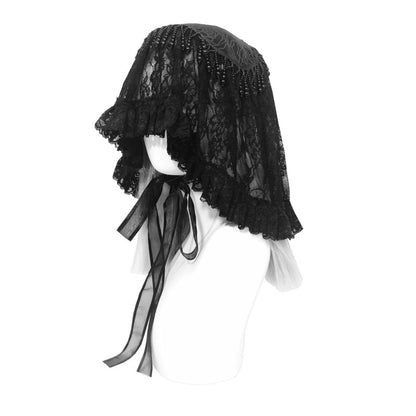 Gothic Mask Lace Headband Set