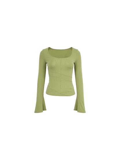 Sunny Day Appointment Lyocell Cotton Slim Tee