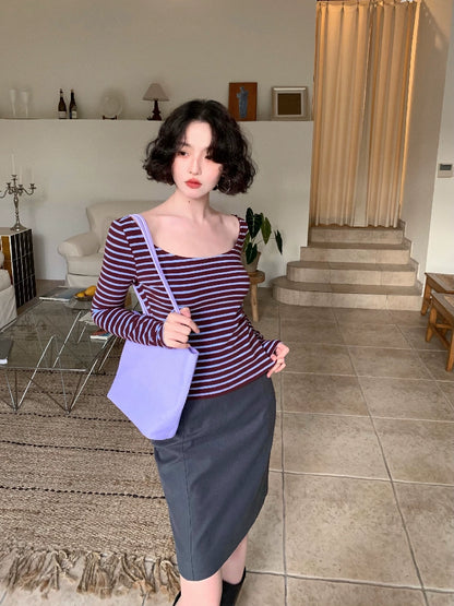 Striped Undershirt with Modern Flair (Stripe Overture)