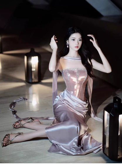 Red Tulle Dress – High-End New Year’s Princess Skirt