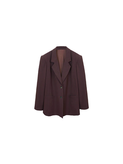 Nishino Twilight Relaxed Suit Jacket – Hong Kong Retro Autumn Chic