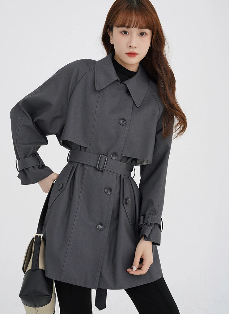 Casual Loose Long Trench