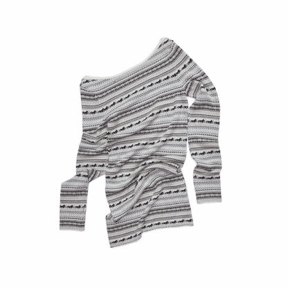 Fair Isle Jacquard Knit Dress