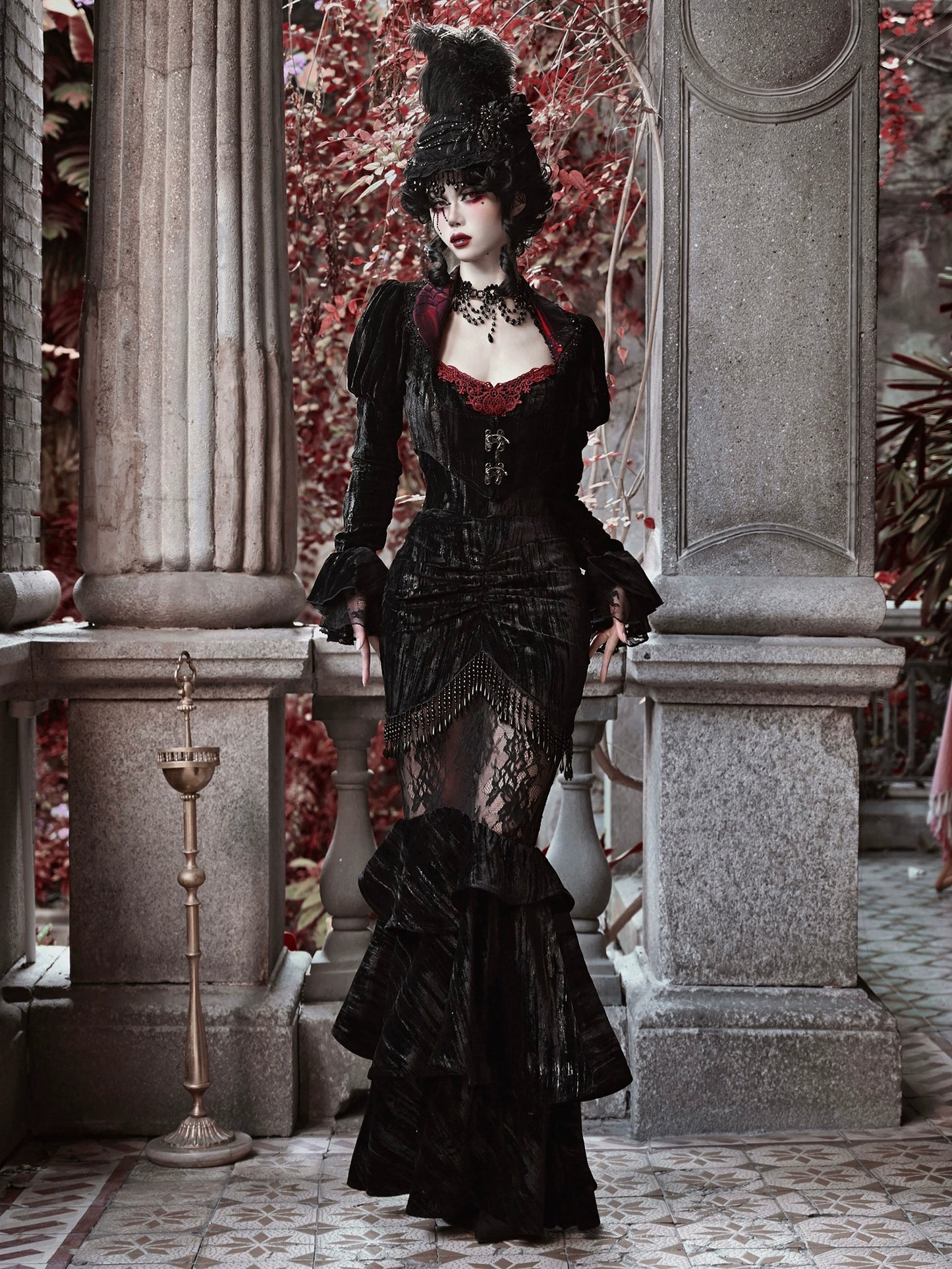 Duchess Gothic Velvet Rococo Jacket