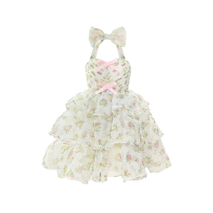 Flor de organza florida falda