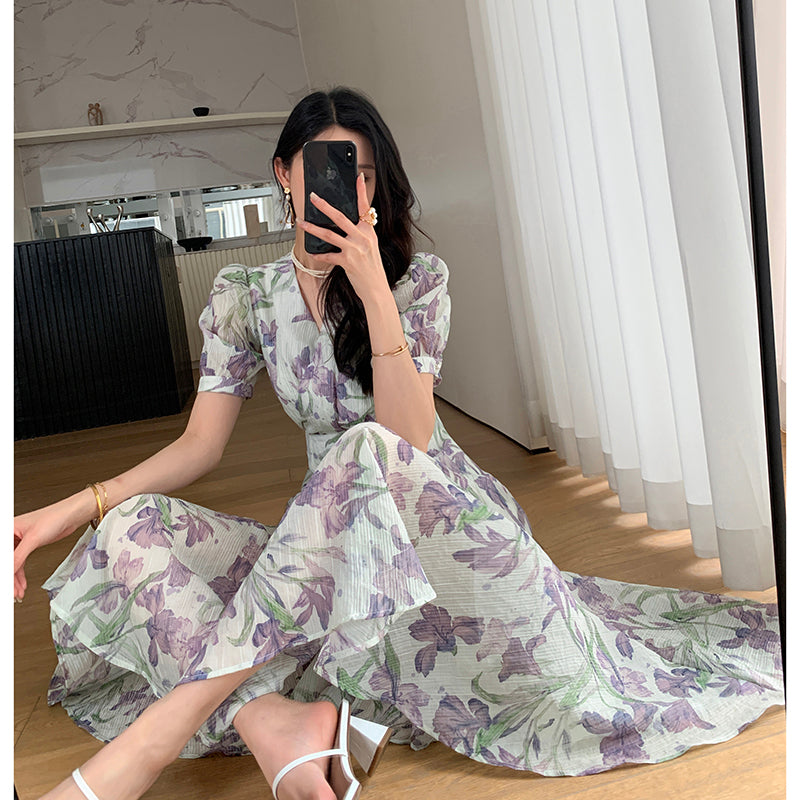 Tea Lounge Floral Skirt