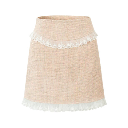 Bubble Sleeve Skirt Set