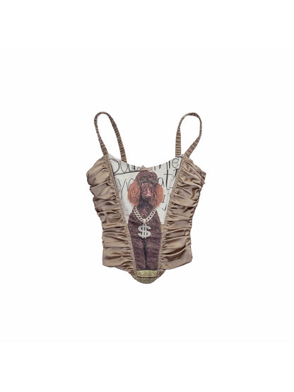 Cat & Dog Corset Camisole