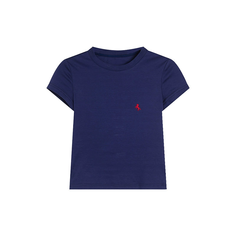 Round-Neck T-Shirt - Women's Summer Style